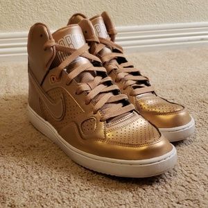 High Top Nike Air Force 1 Rose Gold